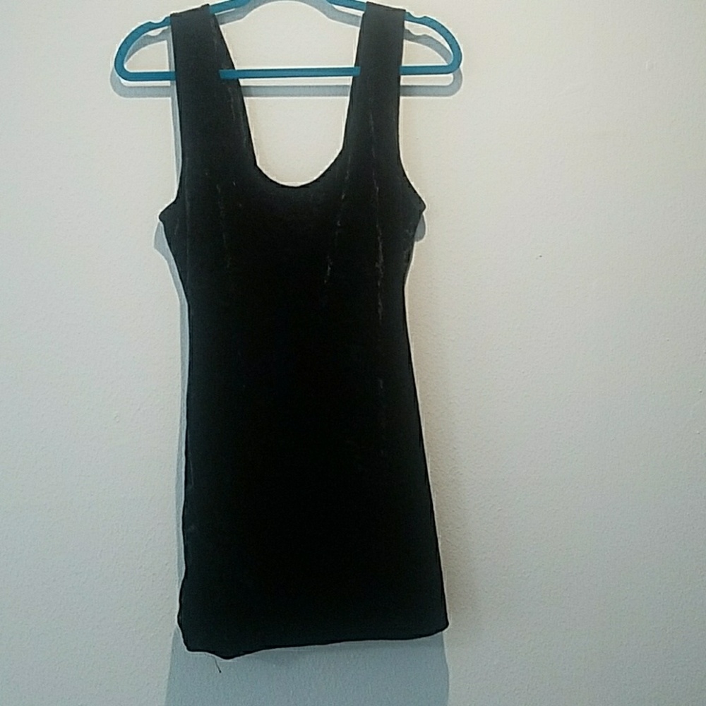 Velvet mini dress